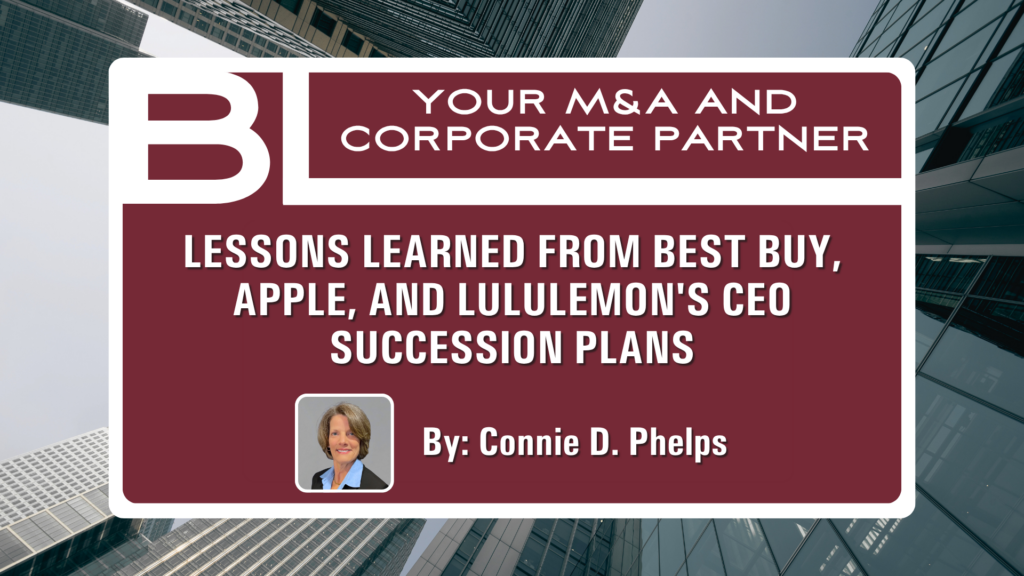 Lessons Learned from Best Buy, Apple, and Lululemon's CEO Succession Plans